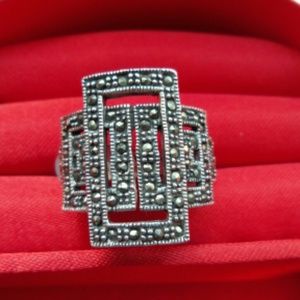 Rectangle ring Sterling Silver