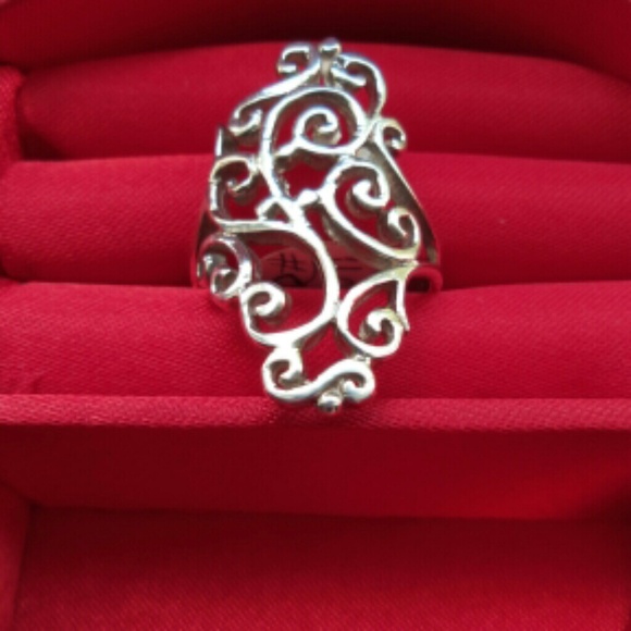 Swirl ring Sterling Silver - Picture 1 of 2