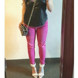 Pink American Eagle Skinnies