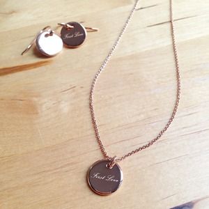 First Love Necklace Earrings Set