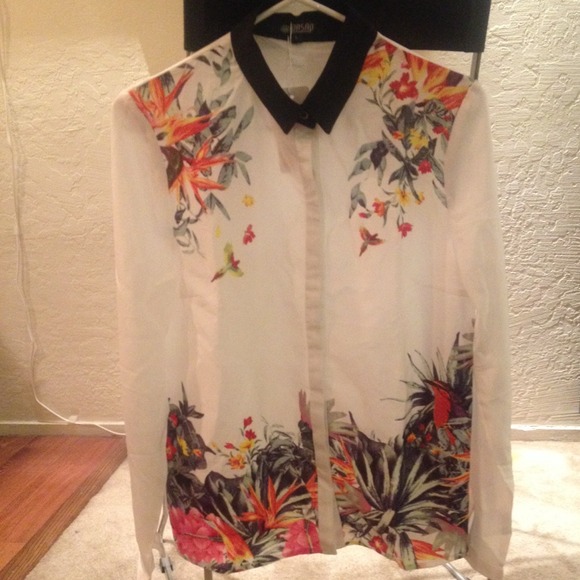Screen Print Blouse