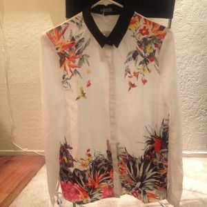 Screen Print Blouse
