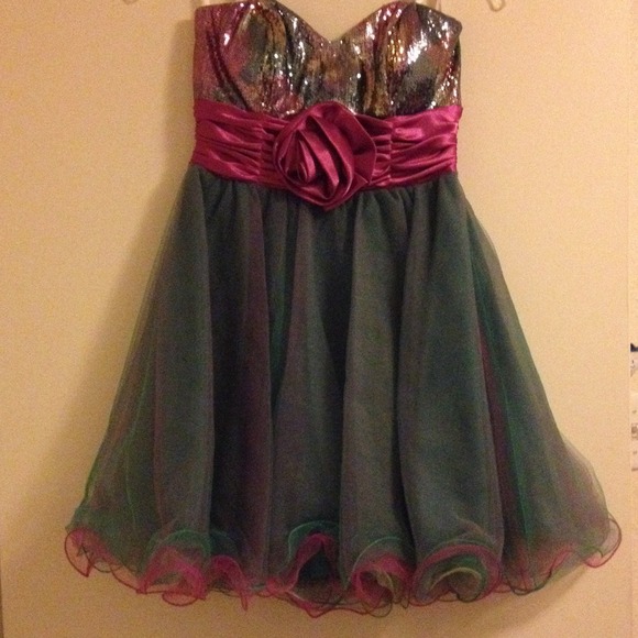Super Cute Multi Color party dress