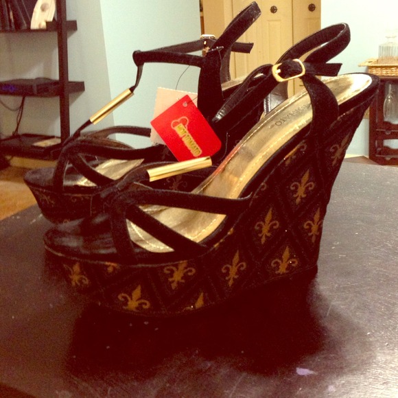 Fleur De Lis Wedge