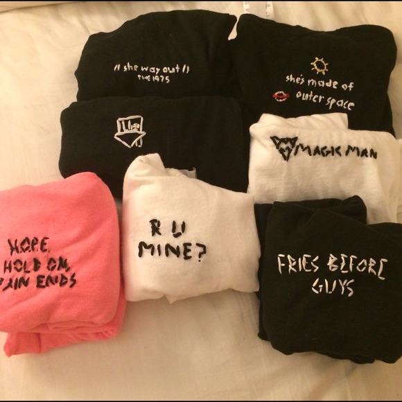 custom hand embroidered tshirt - Picture 2 of 3