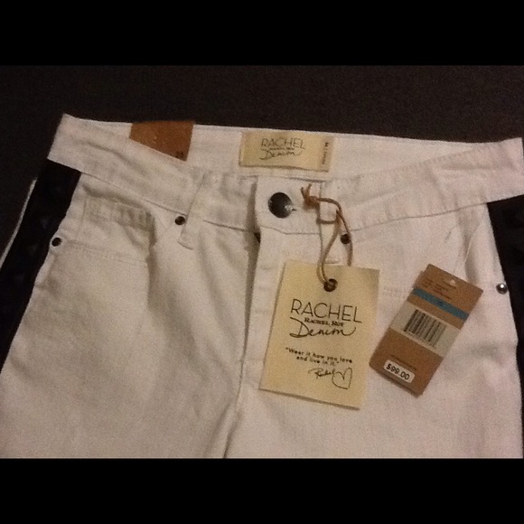 💕Rachel Roy White Tuxford Skinny 30 Inch Inseam - Picture 4 of 4