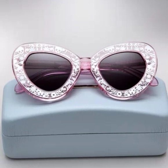 Karen Walker Pink Intergalactic Sunglasses NWT - Picture 1 of 4