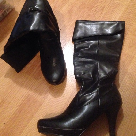 Black boots