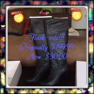 Calvin Klein Black Boots