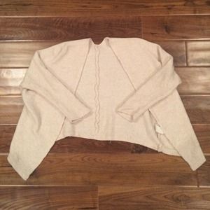 Brandy Melville Creme Low to High Cardigan