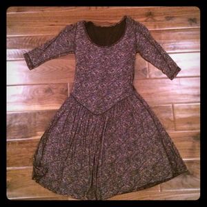 Brandy Melville 3/4 Sleeve Floral Pattern Dress
