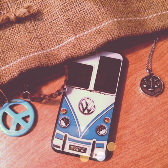 VW Bus Boho IPhone 5 And 5S Case Black Interior