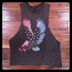 Brandy Melville Eagle Deep Muscle Tank (RARE)