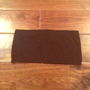 Brandy Melville Solid Black Bandeau