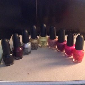 O.P.I  and Essie nail polish