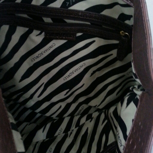 $SOLD$Blush Pearl Pink Cynthia Rowley Leather Tote - Picture 4 of 4