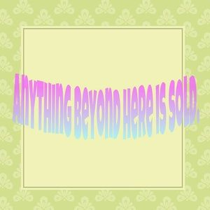 Anything beyond here is sold.