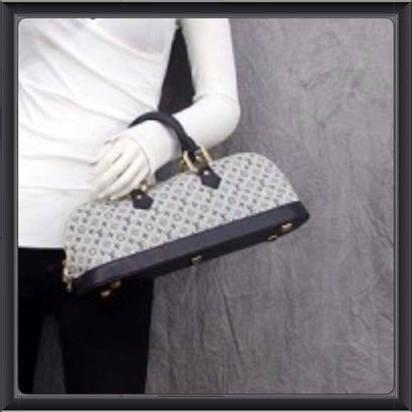 Final price!Louis Vuitton Blue Monogram Mini Lin - Picture 2 of 4