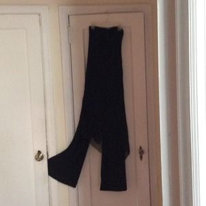 Black sleeveless jumpsuit