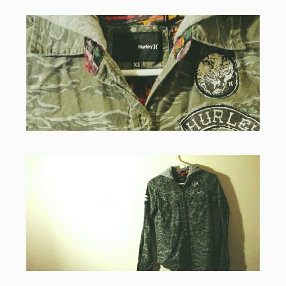 Camo Long Sleeve Button Up