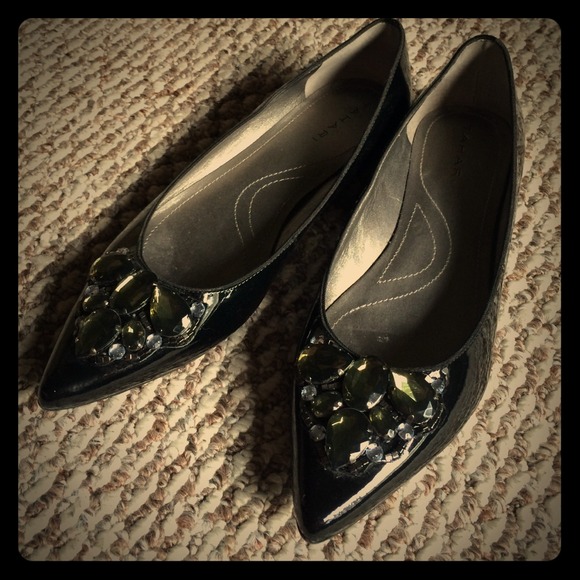 Tahari "Michelle" Jeweled Flats - Size 7.5
