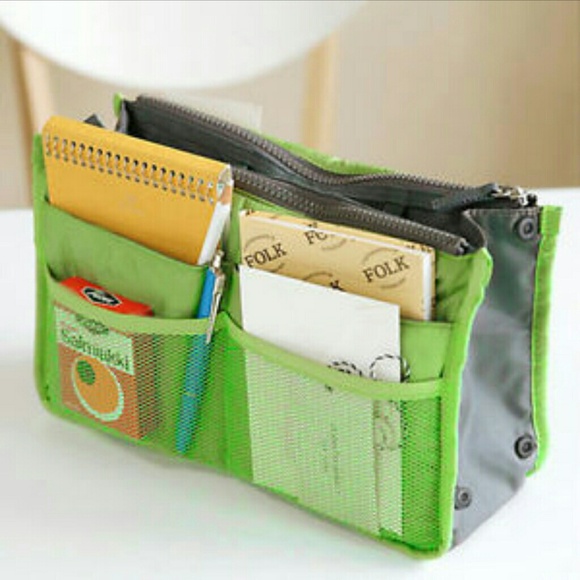 Purse organizer insert change purse handbag green - Picture 1 of 3