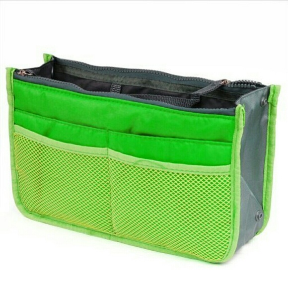 Purse organizer insert change purse handbag green - Picture 2 of 3