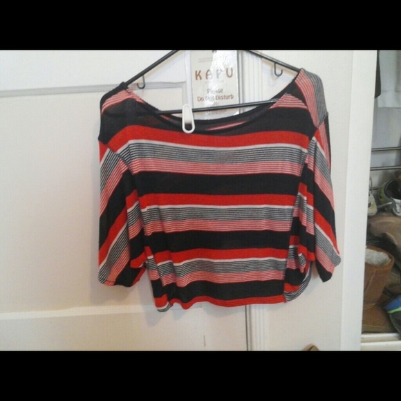Striped crop top