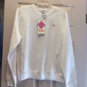 Lilly Pulitzer sweatshirt.