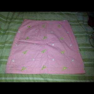 LILLY PULITZER embroidered skirt