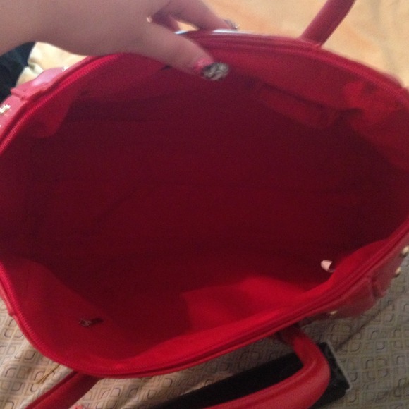 Red Studded bag! - Picture 2 of 2