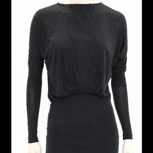 Black jersey LBD dress