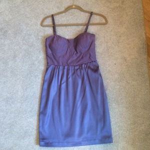 Purple bustier dress size XS