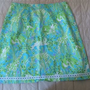 Lilly Pulitzer skirt.