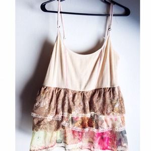 Baby doll layered tank