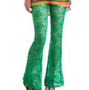 NWOTModcloth Green lace pants SOLDOUT on MODCLOTH