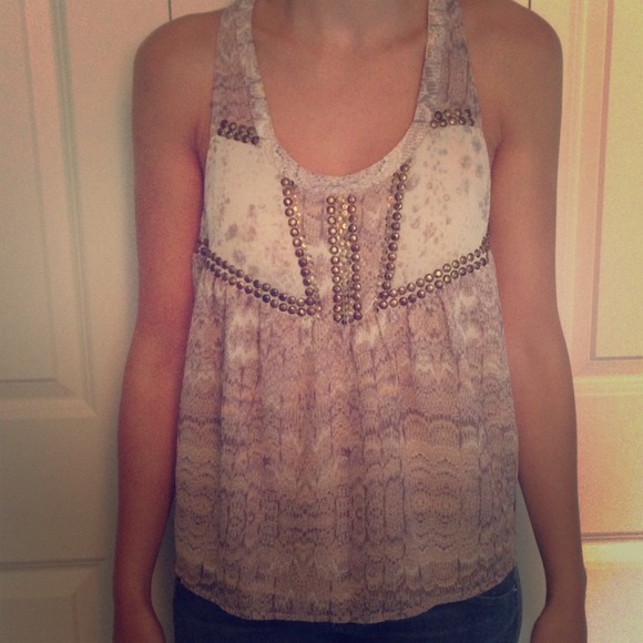 Urban Outfitters Tops - Beaded blouse/ tank top