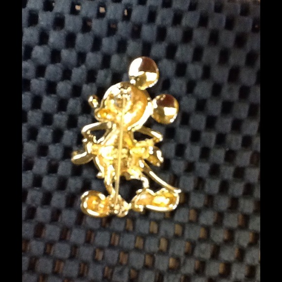VINTAGE Mickey Mouse Napier, in Gold colored Pin - Picture 3 of 3