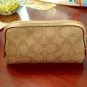Coach makeup bag