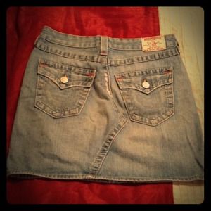 True Religion Jean Skirt
