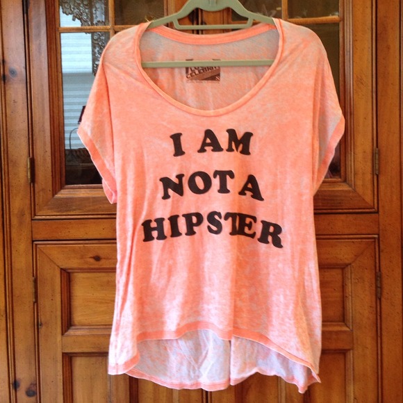 PacSun Tops - I am not a hipster graphic tee