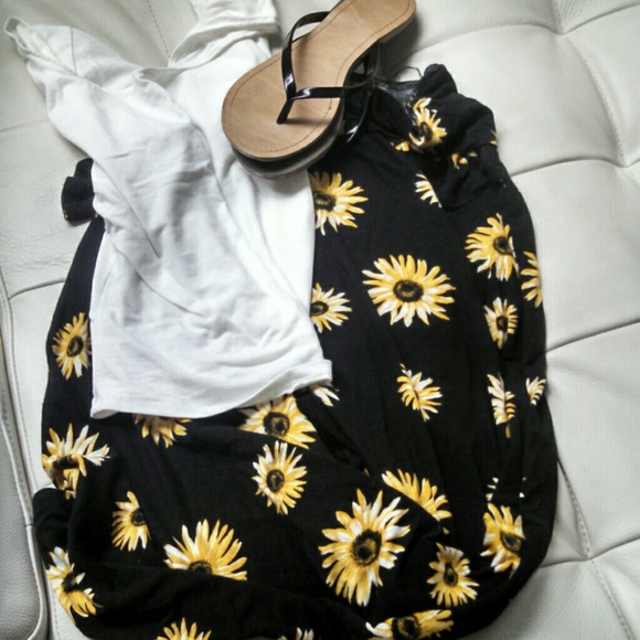 Sunflower Maxi Skirt