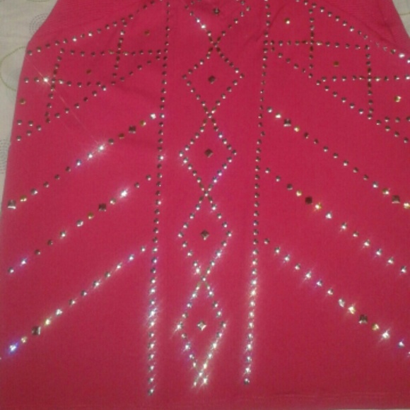 Bebe studded dress