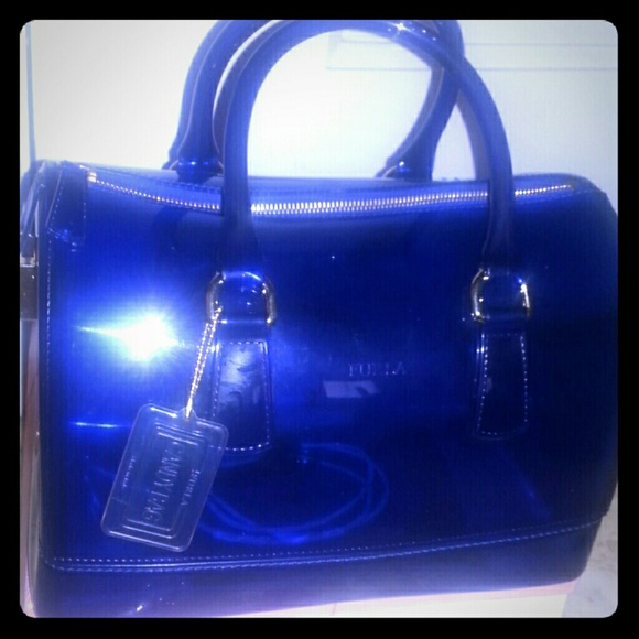 FURLA Ocean Blue CANDY BAG (Authentic)