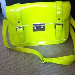 Neon Yellow Purse (reduced)