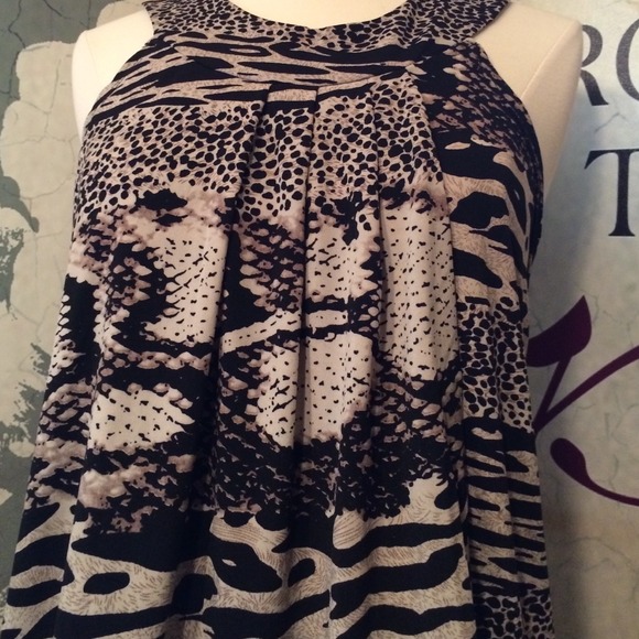 ❌SOLD❌ Shannon Ford New York Animal Print Top - Picture 2 of 4