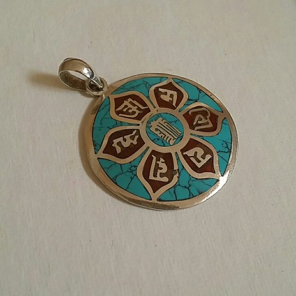 Turquoise Silver Pendent