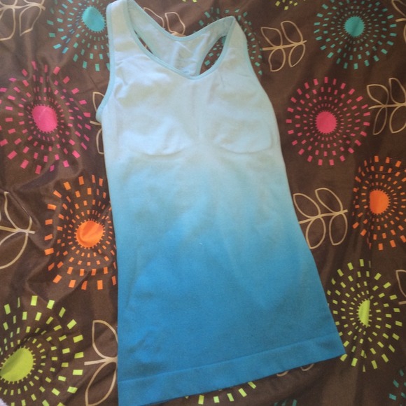 Ombre "workout" tank