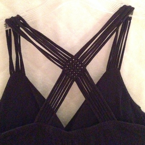 SOLD in bundle: Black maxi with strap detailing - Picture 2 of 4