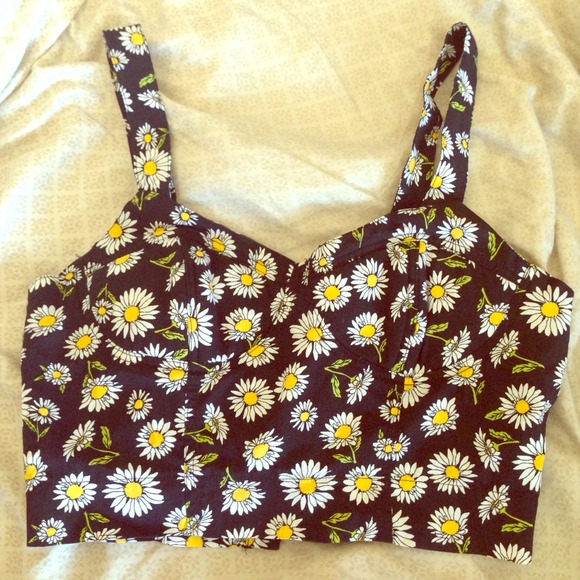 Daisy bustier Crop Top
